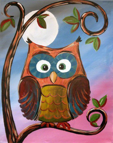 Painting Workshop: Wise Old Owl