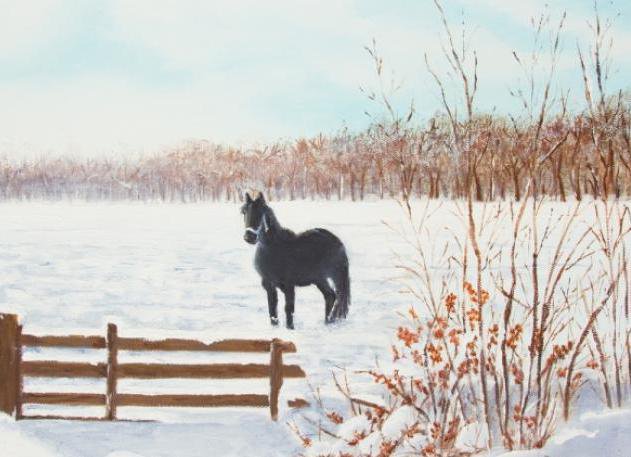 Painting Workshop: Snowy Meadow