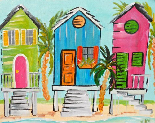 Painting Workshop: Beach Houses
