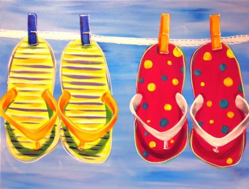 Painting Workshop: Flip Flops