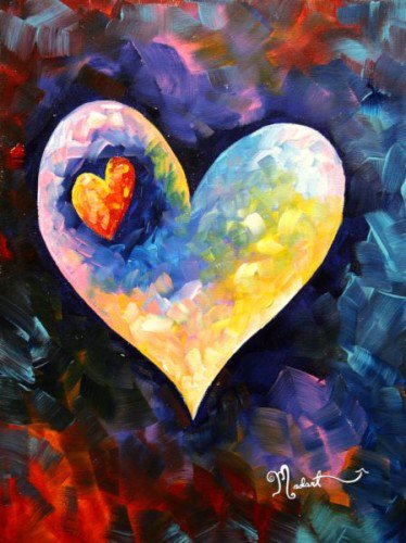 Painting Workshop: A Heartbeat Away - Original by Megan Duncanson©