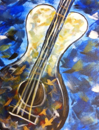 Painting Workshop: Blue Guitar