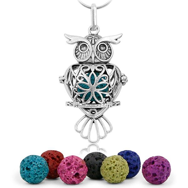 Maromalife Essential Oil Necklace Lava Stone Diffuser Necklace.png