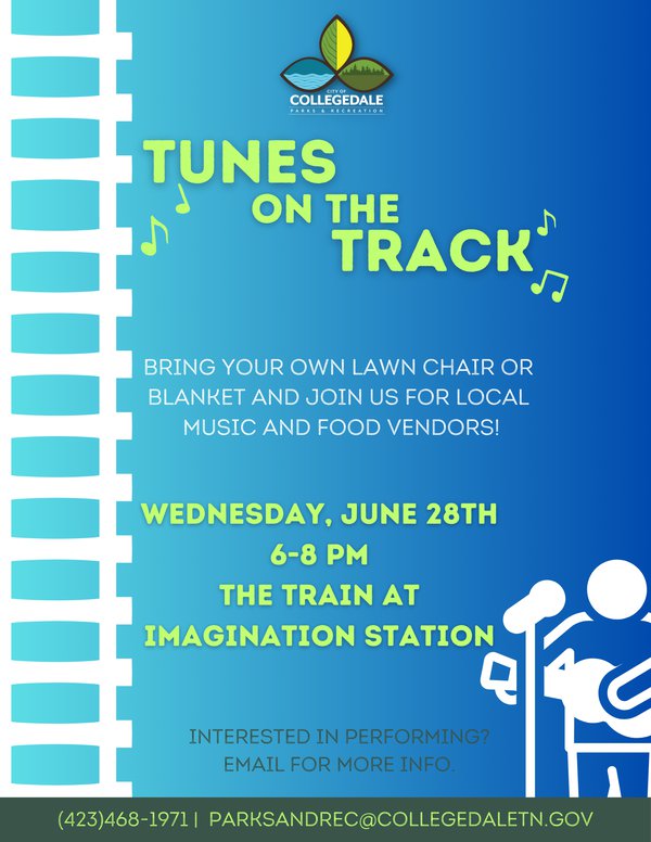 Tunes on the Track Flyer - 1
