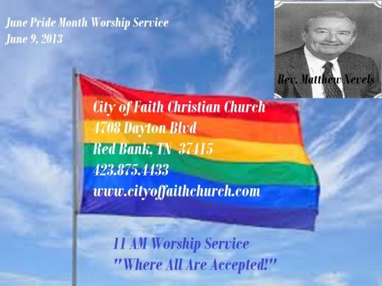 COFCC Pride Month Worship Service 