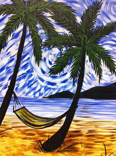 Painting Workshop: "VanGogh Beach"