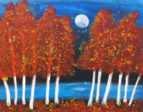 Painting Workshop: "Crayon Forest"