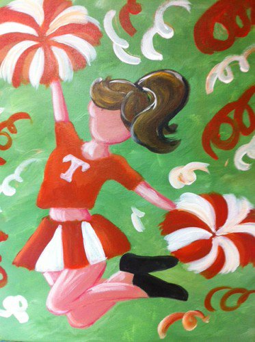 Painting Workshop: "Any Team's Cheerleader"