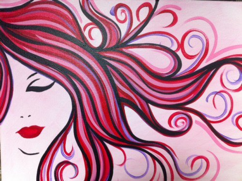 Painting Workshop: Pink Hair