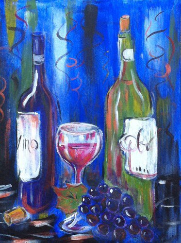 Painting Workshop: Wine and Grapes