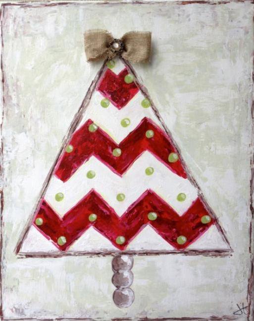 Painting Workshop: Burlap Christmas Tree