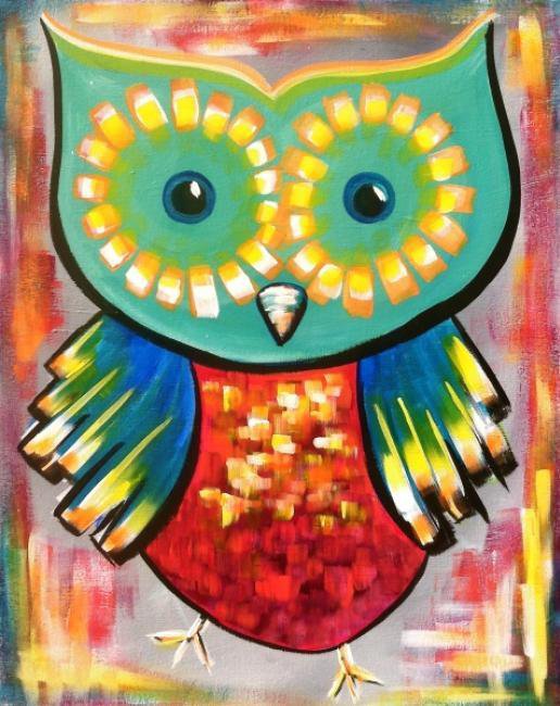 Painting Workshop: Retro Owl
