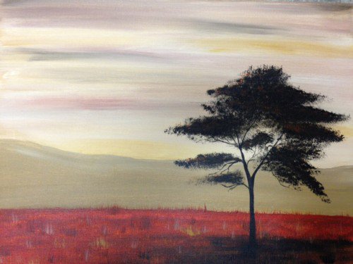Painting Workshop: Lonely Tree in Fall