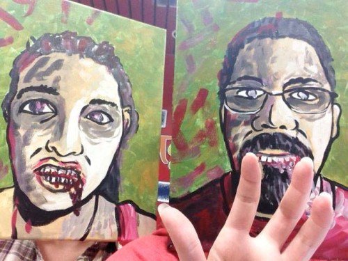 Painting Workshop: Halloween Party - Zombie Self Portraits