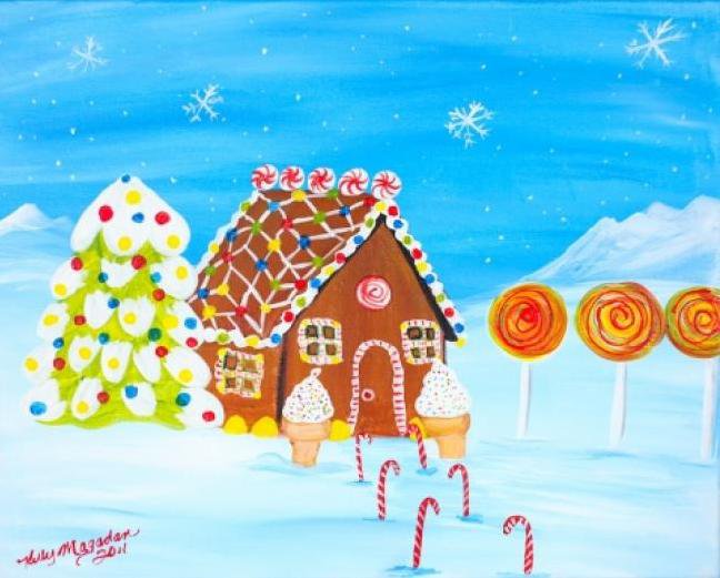 Painting Workshop: Gingerbread Wonderland