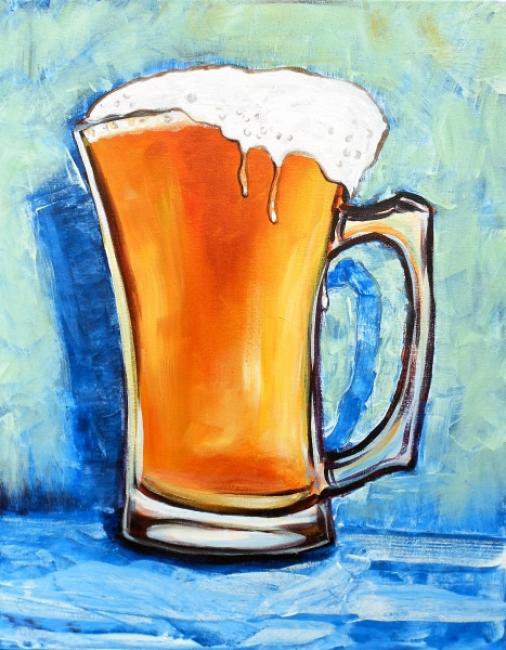 Painting Workshop: Frothy Beer Mug