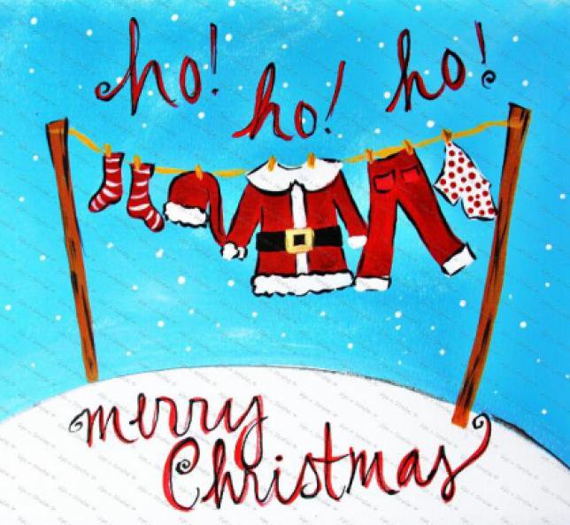 Painting Workshop: Ho Ho Ho Merry Christmas