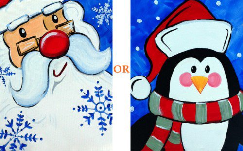 Painting Workshop: Santa or Penguin