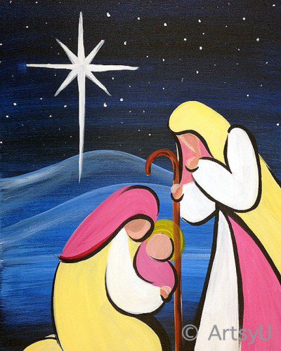 Painting Workshop: Nativity