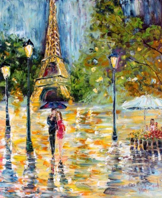 Painting Workshop: Karen Tarlton's Paris Rain