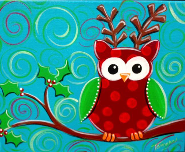 Painting Workshop: Christmas Owl