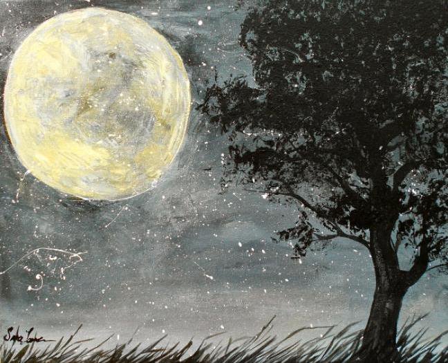 Painting Workshop: Full Moon