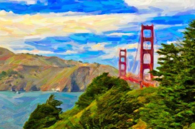 Painting Workshop: Golden Gate Bridge