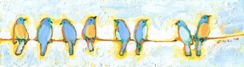 Painting Workshop: Birds on a Wire