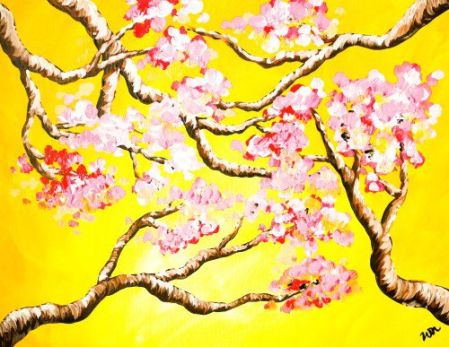 Painting Workshop: Van Gogh Style Spring Branches