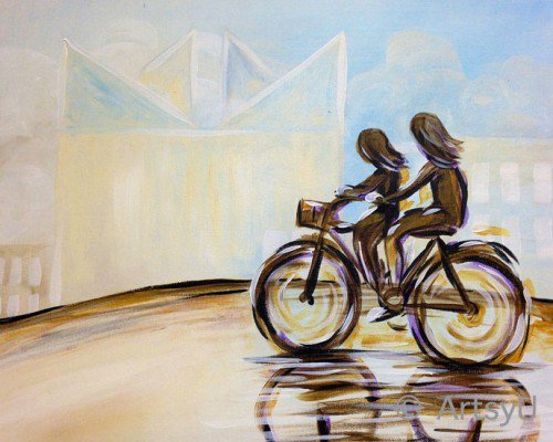 Painting Workshop: Bicycle Built for Two