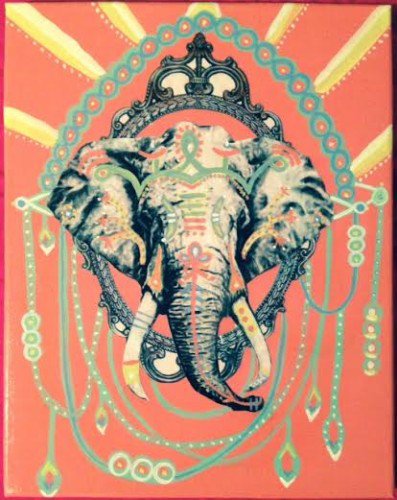 Painting Workshop: Boho Elephant