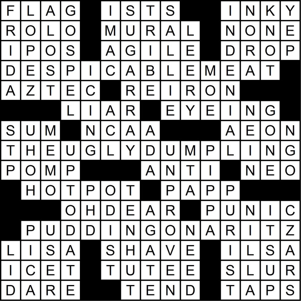 Crossword Solution: March 6, 2014