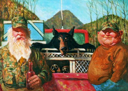 Sandy Huffaker - Still Life with Bear and Bubbas